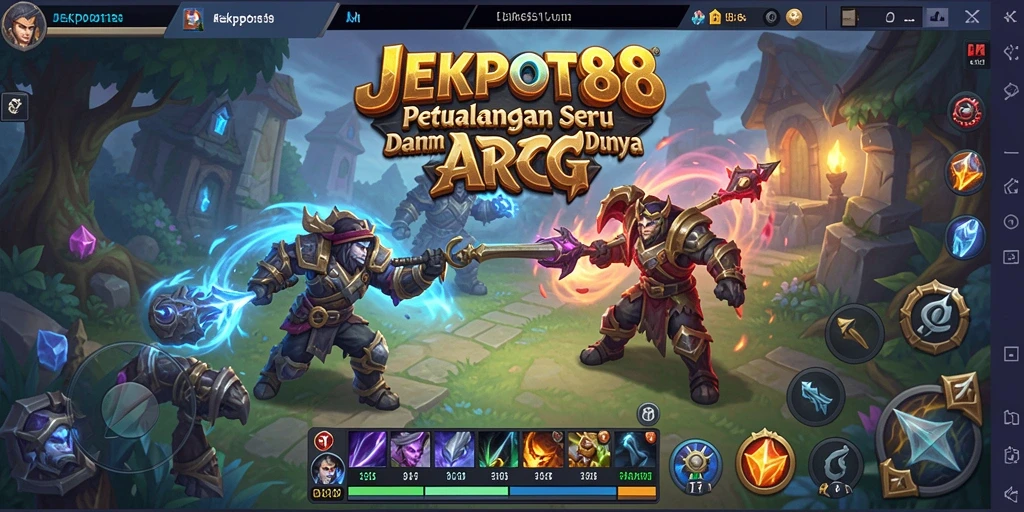 Gameplay JEKPOT88 yang penuh aksi dan petualangan.