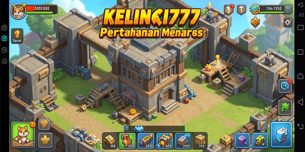 Tampilan gameplay menegangkan dari <strong>KELINCI777</strong> dalam aksi Tower Defense.