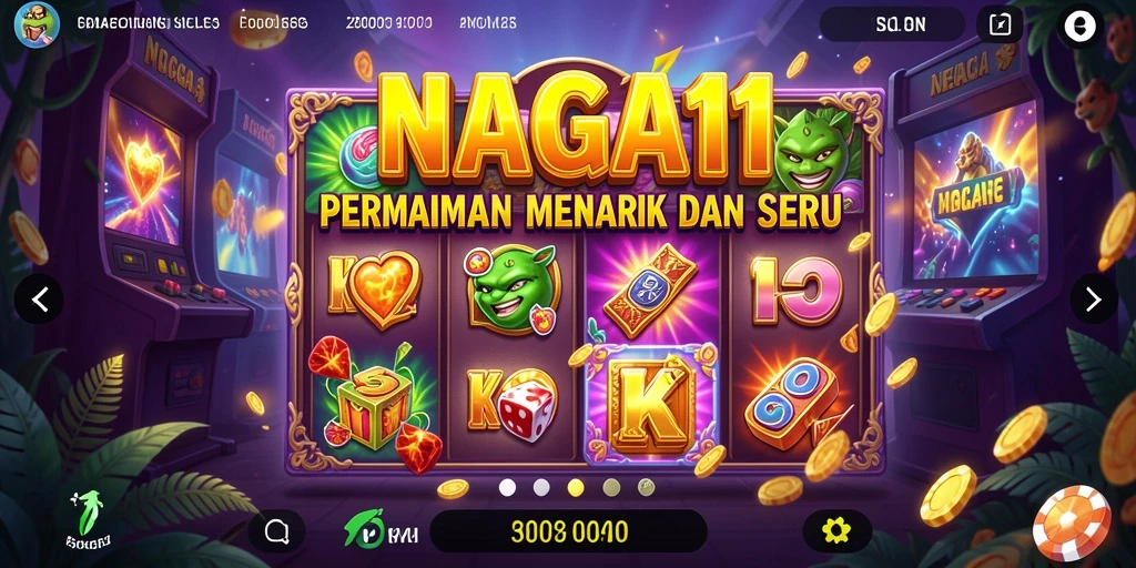 Screenshot gameplay NAGA11 yang menampilkan keseruan permainan Slot.