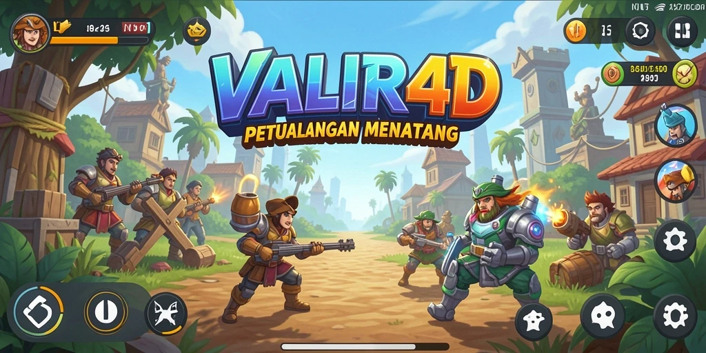 Tampilan gameplay VALIR4D yang seru dan penuh aksi.