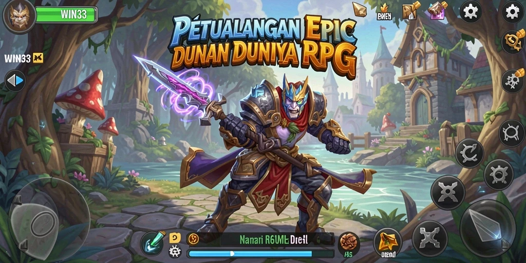Gameplay <strong>WIN33</strong> menampilkan petualangan seru di dunia RPG yang memukau.
